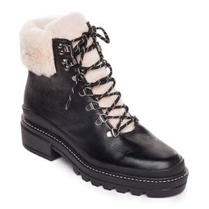 BERNARDO STUDIO Hiker Faux Shearling Boot (Women)
BLACK, Size 8 M NWT